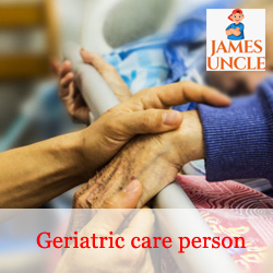 Aya, Geriatric care person, Attendant Mr. Sushanta Das in Chinsurah